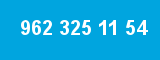 962 325 11 54 962 325 11 54